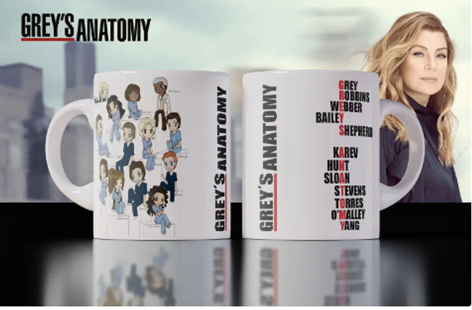 Taza de Anatomía de Grey  3