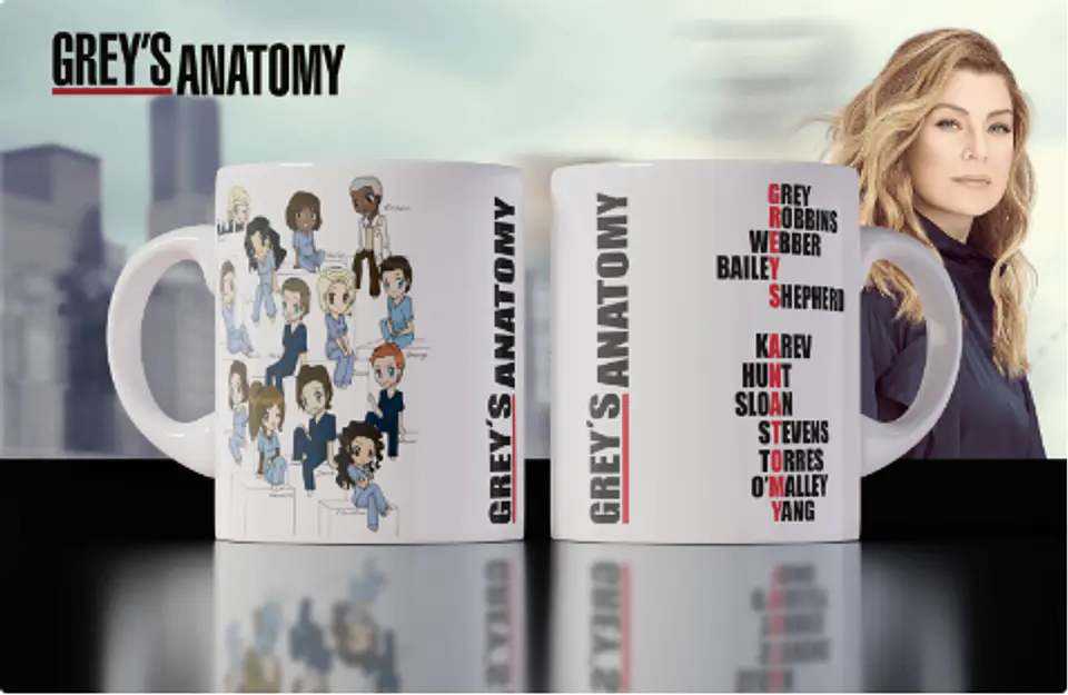 Taza de Anatomía de Grey  4