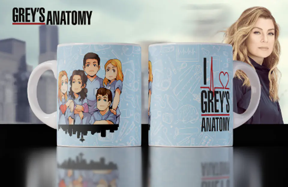 Taza de Anatomía de Grey  9