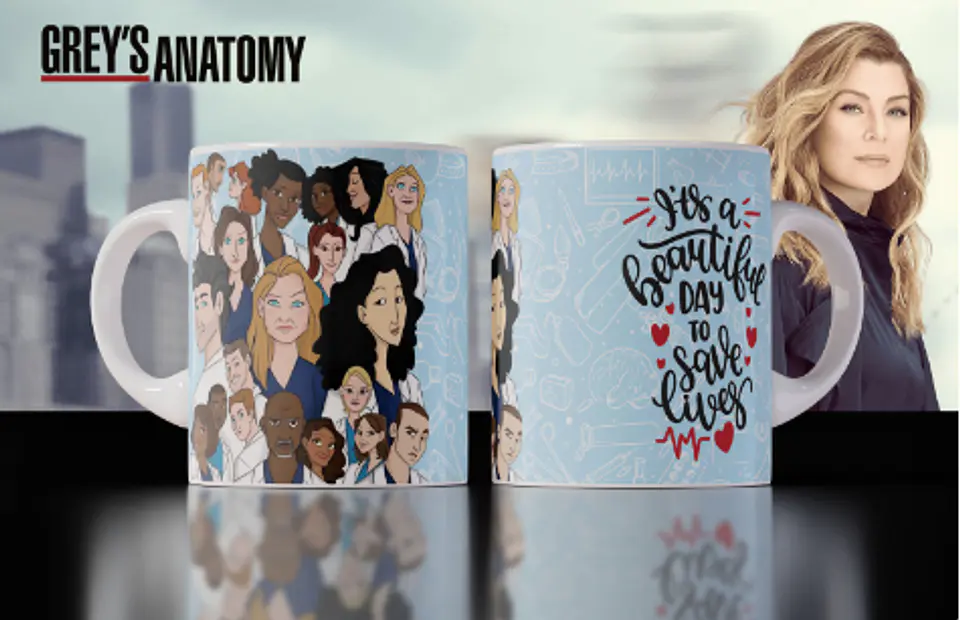 Taza de Anatomía de Grey  10