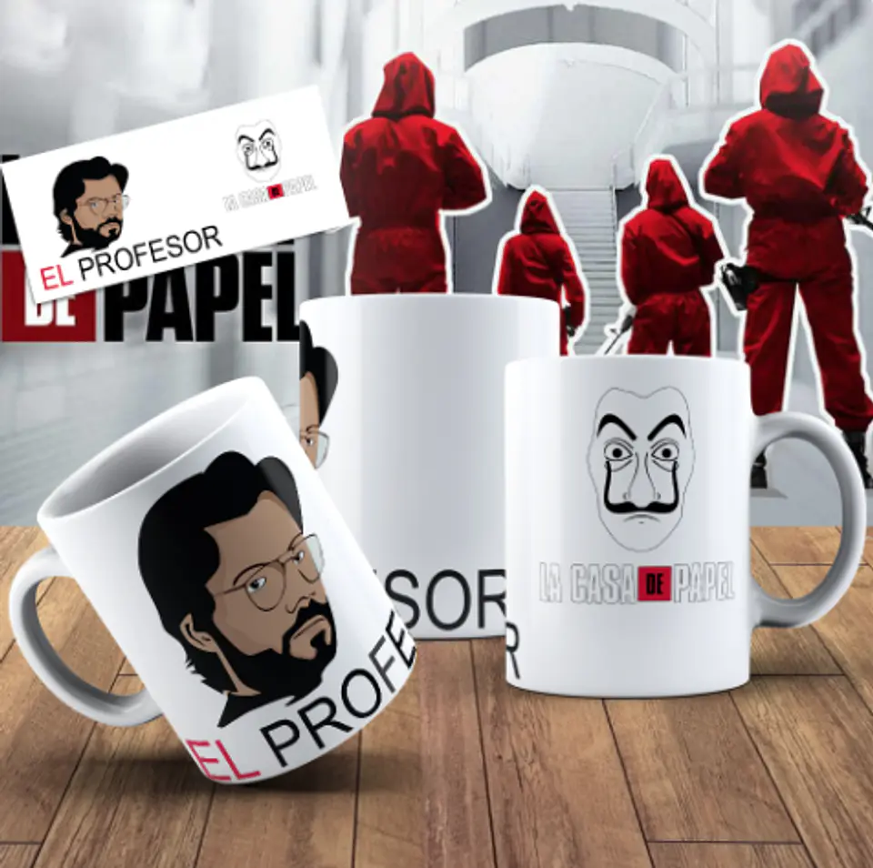 Caneca La Casa de Papel 4