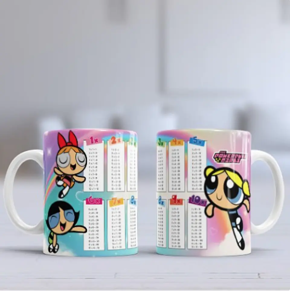 Caneca Coleção Tabuada  4
