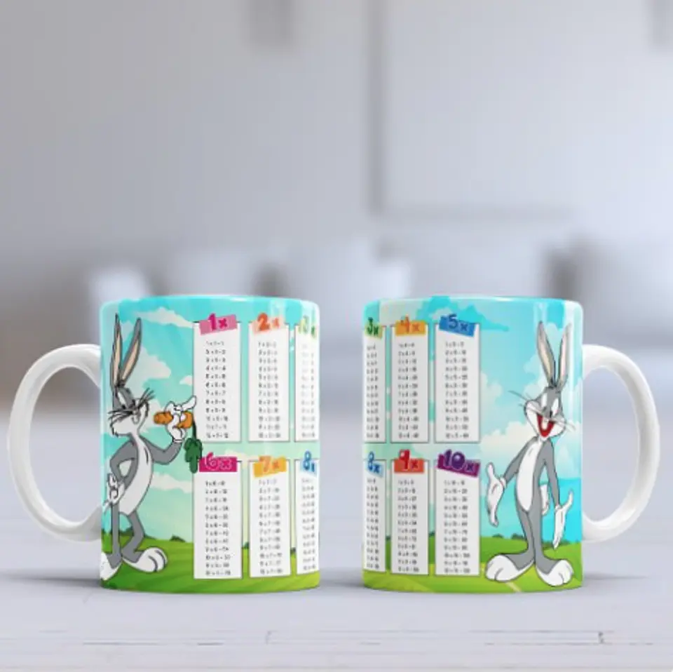 Caneca Coleção Tabuada  5