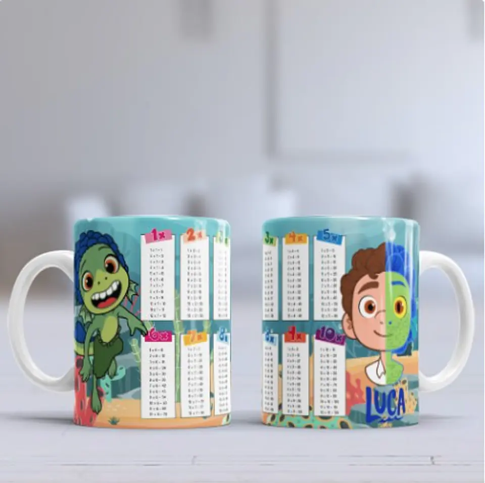 Caneca Coleção Tabuada  8