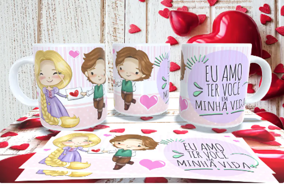 Caneca Coleção Princesas 2