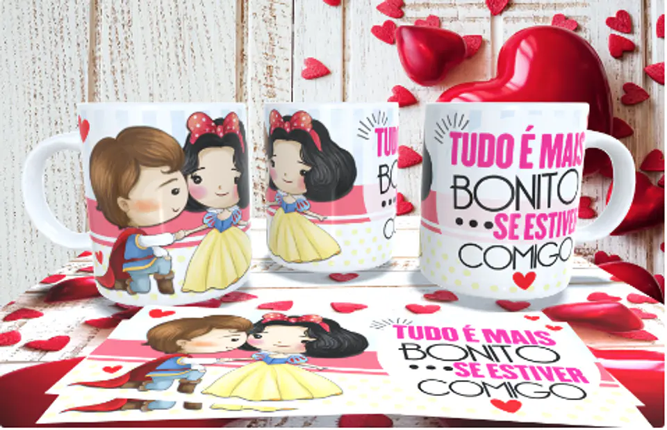 Caneca Coleção Princesas 3