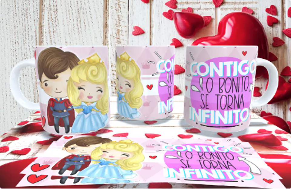 Caneca Coleção Princesas 5
