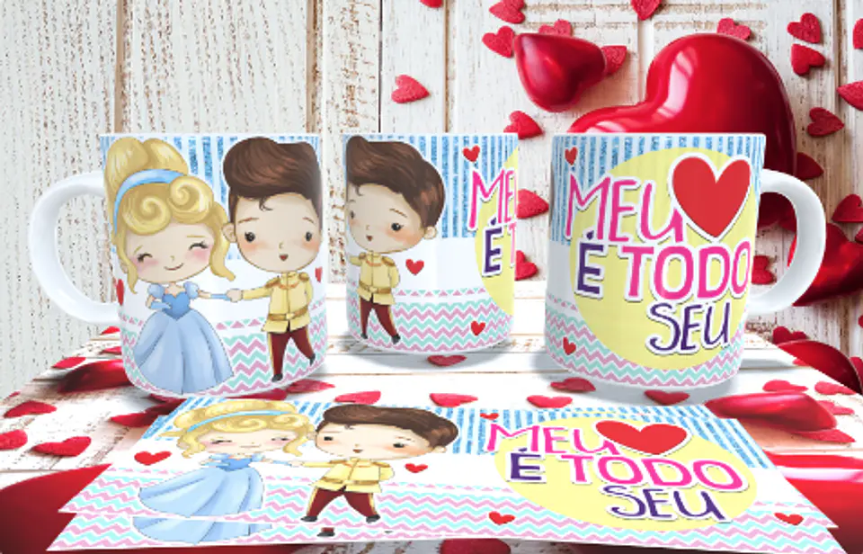 Caneca Coleção Princesas 9