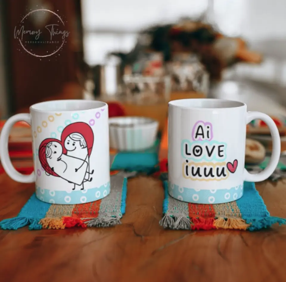 Taza Flork Ai Love iu Colección 4