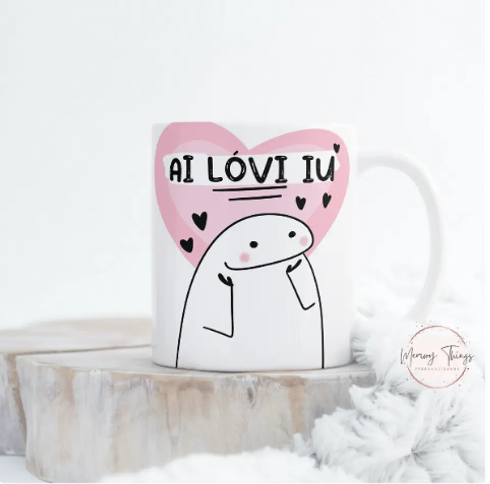 Taza Flork Ai Love iu Colección 1