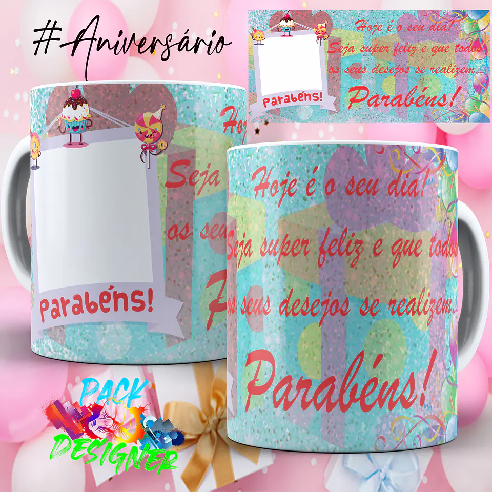 Colorful Birthday Mug Collection 6