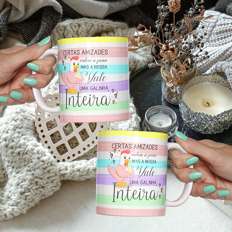 Coleção Caneca Amizade Feliz