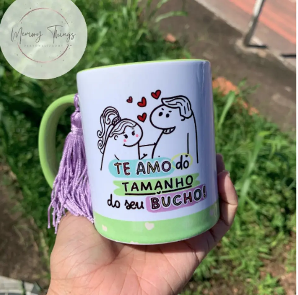 Taza Flork - ¡Te amo tan grande como tu barriga! 2