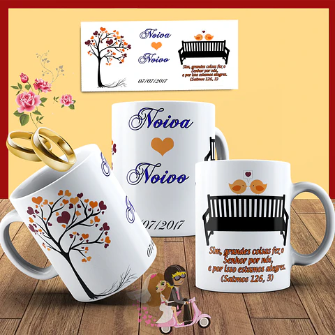 Wedding Mug Collection for Bride and Groom