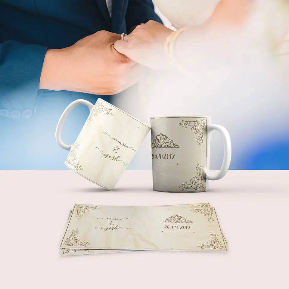 Colección de tazas de comunión y boda 2