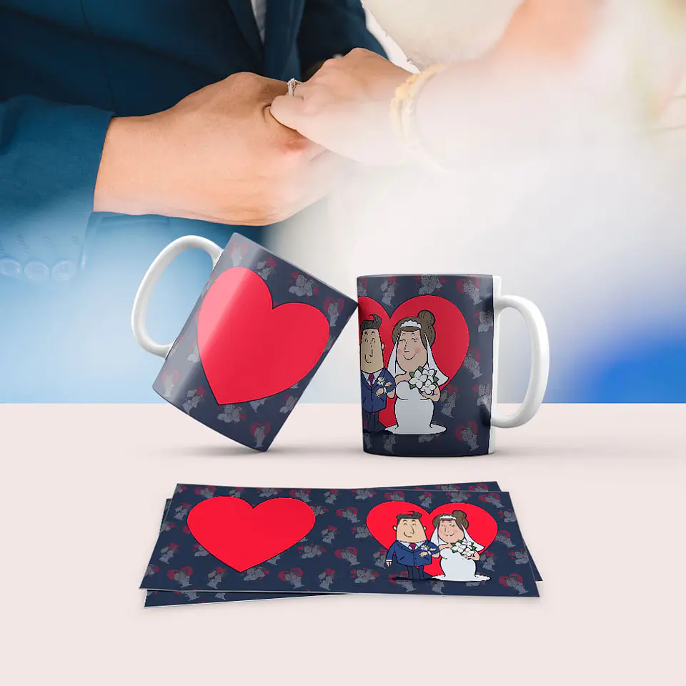 Colección de tazas de comunión y boda 3