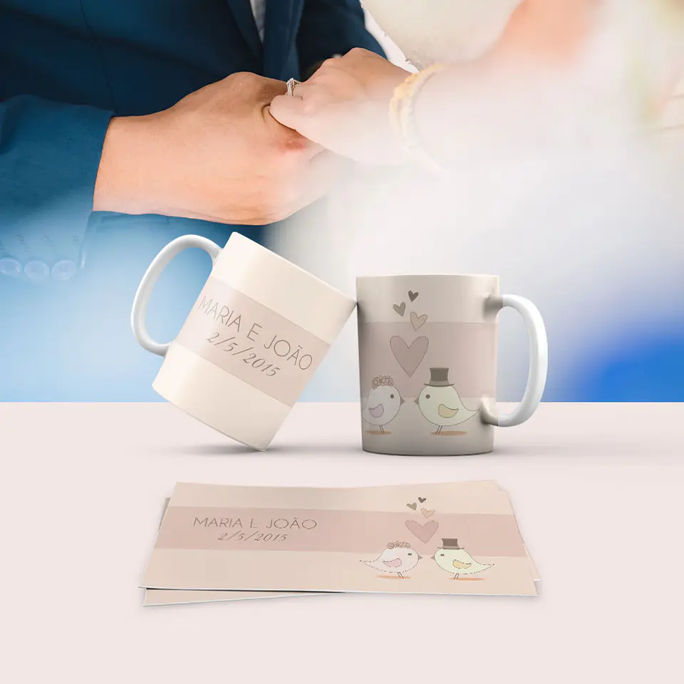 Colección de tazas de comunión y boda 11