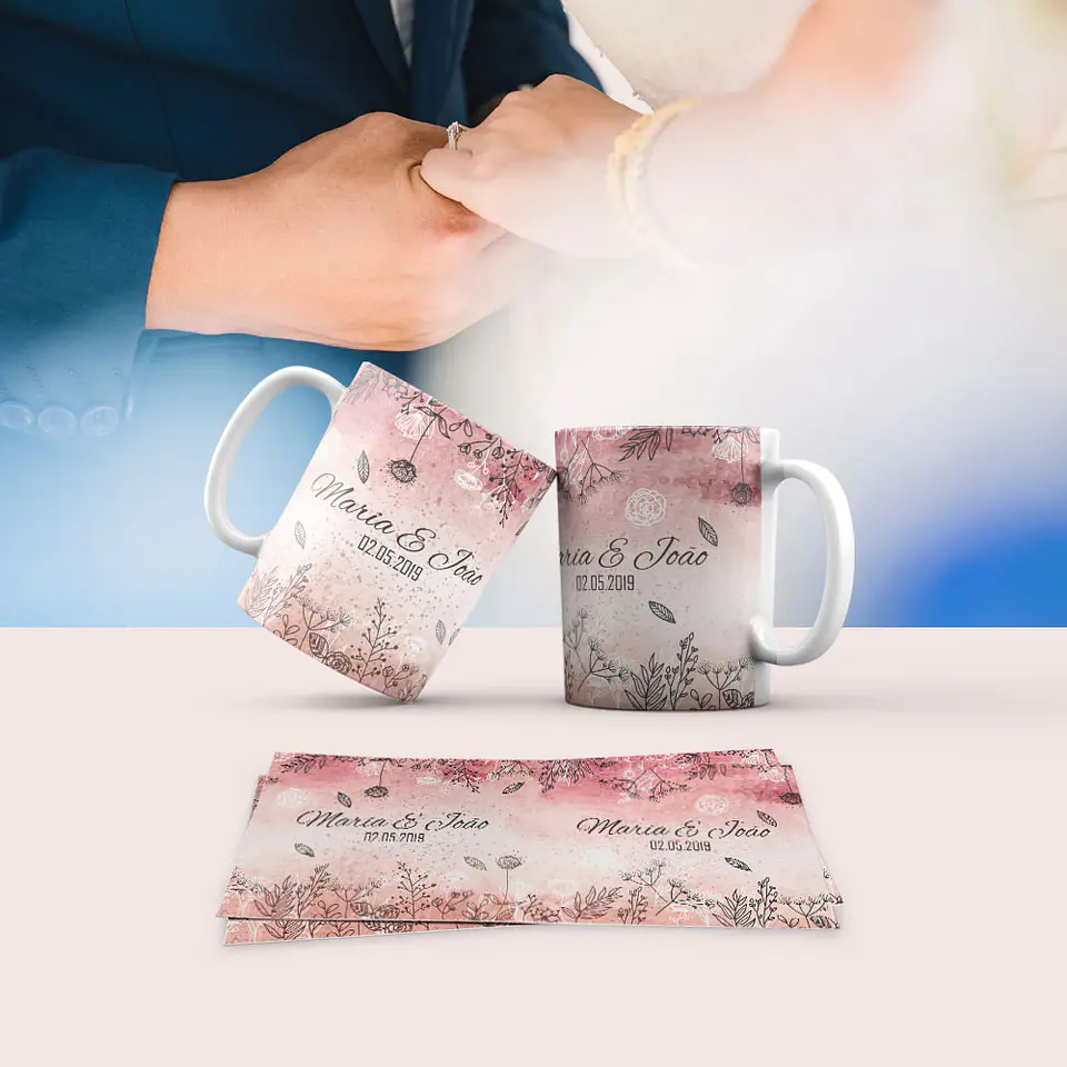 Colección de tazas de comunión y boda 13
