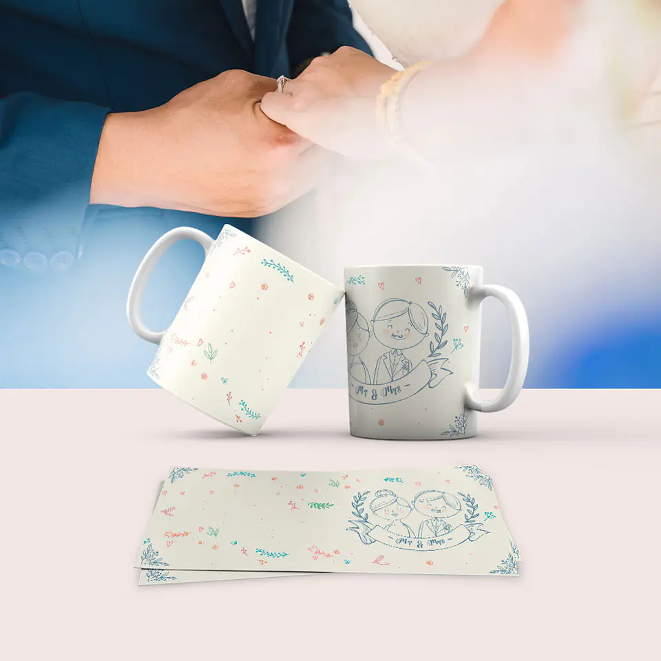 Colección de tazas de comunión y boda 20