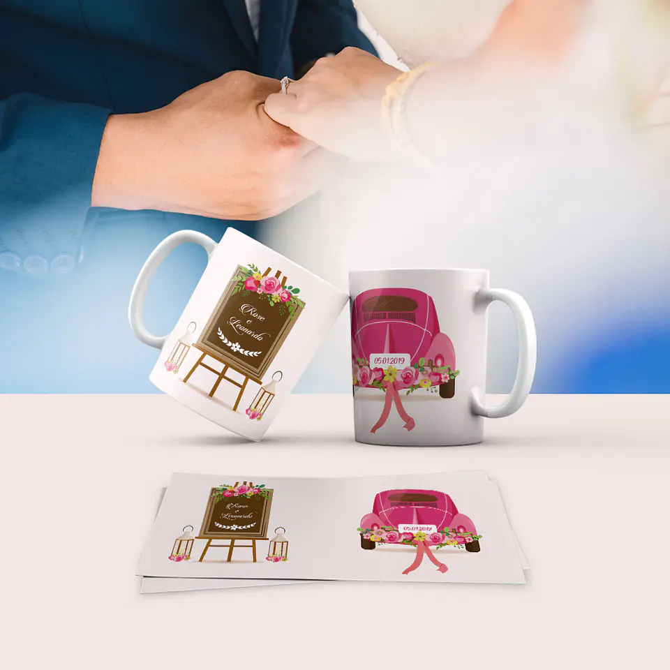 Colección de tazas de comunión y boda 30