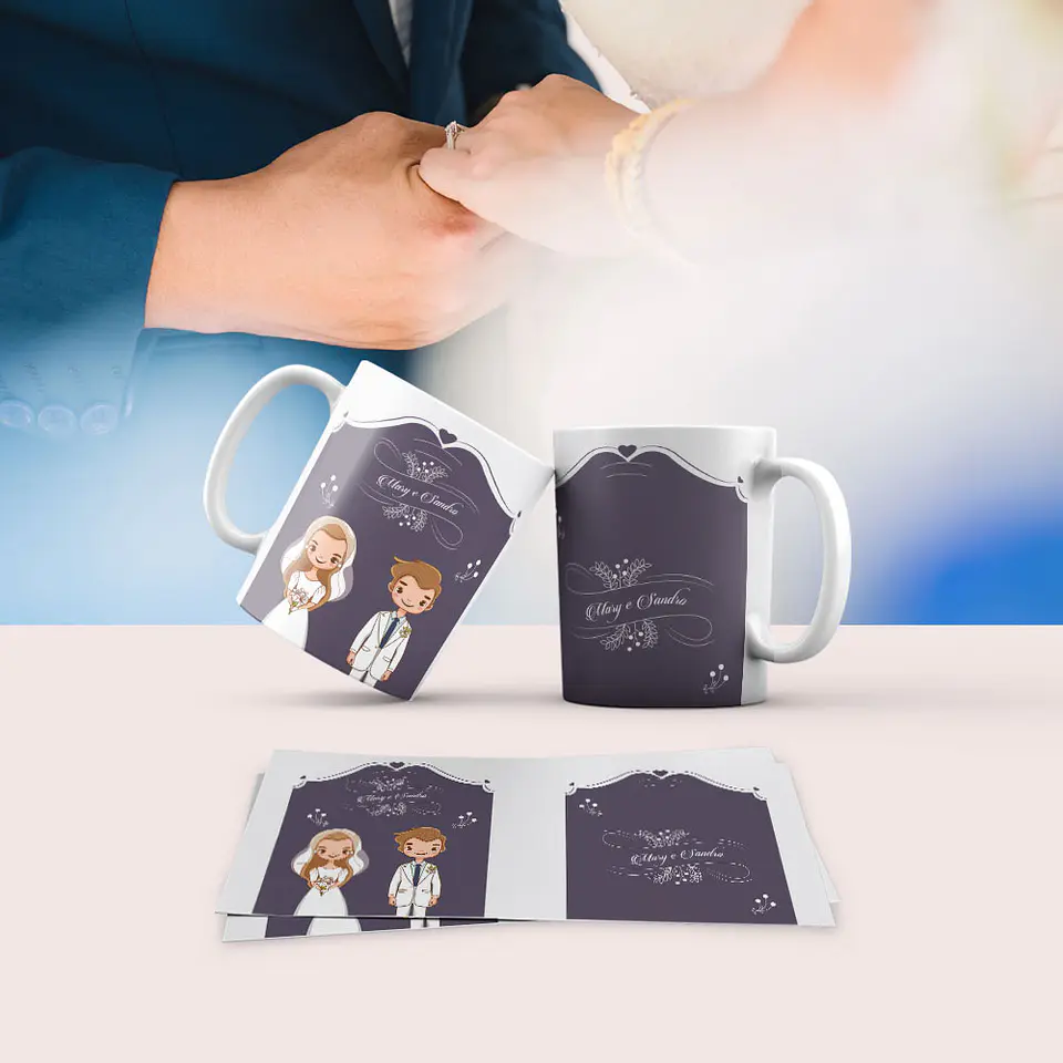 Colección de tazas de comunión y boda 31