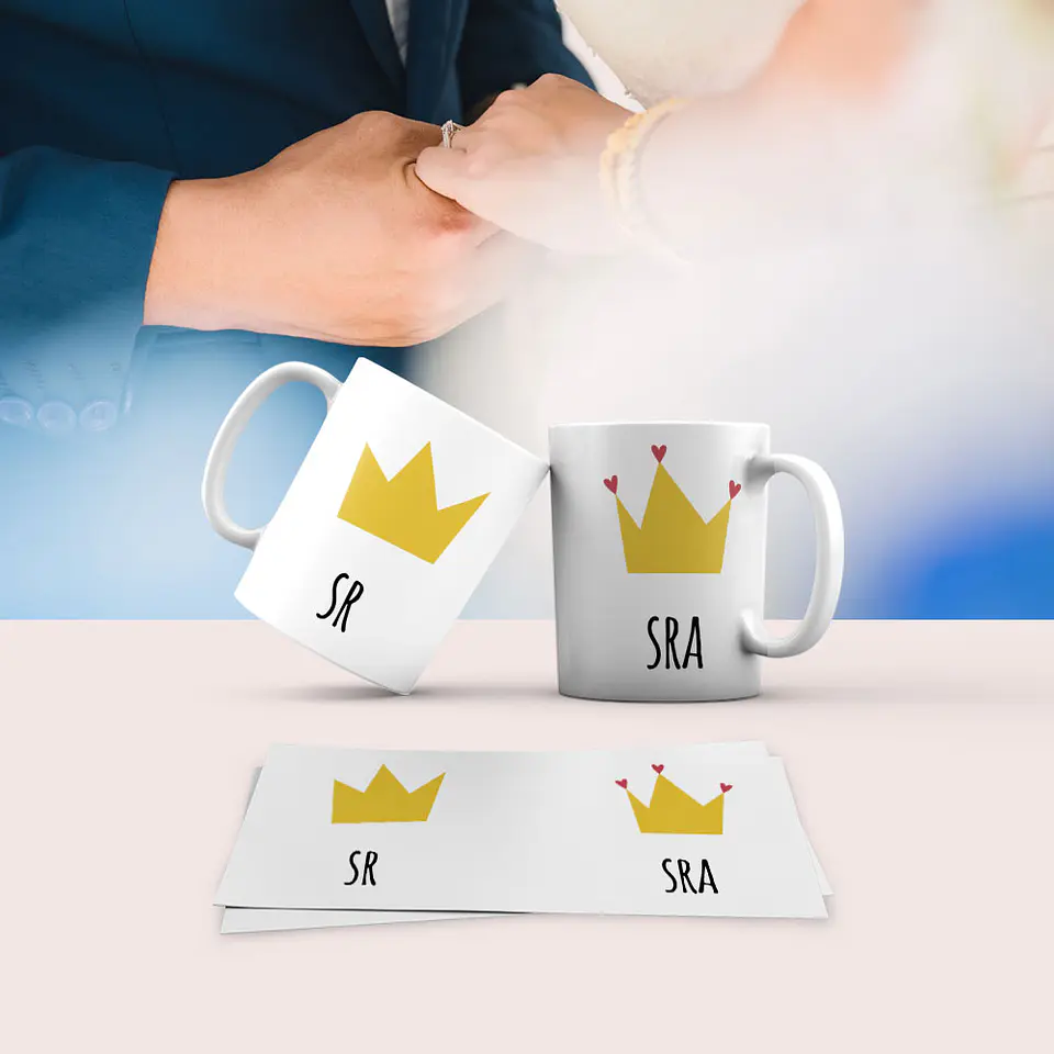 Colección de tazas de comunión y boda 34