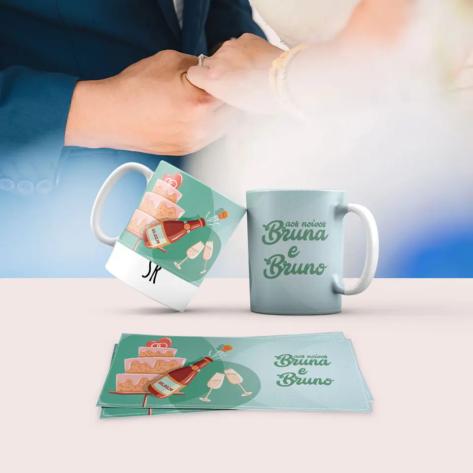 Colección de tazas de comunión y boda 35