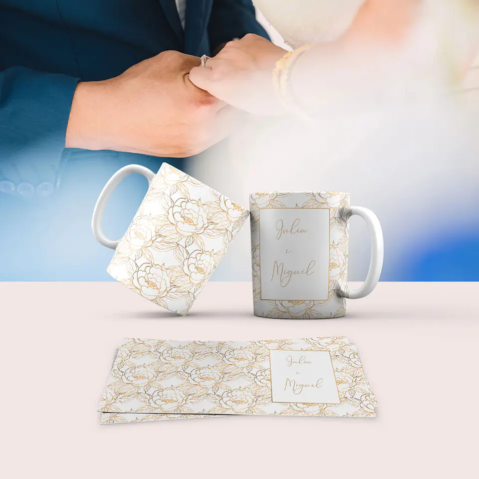 Colección de tazas de comunión y boda 37