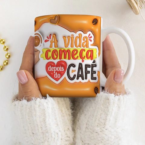 Coleção Caneca Café 3D
