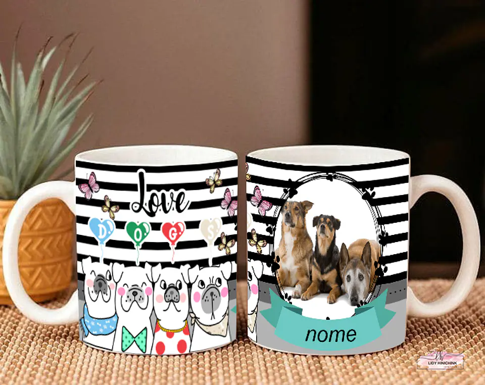 Cute Puppies Mug Collection with Photos 1