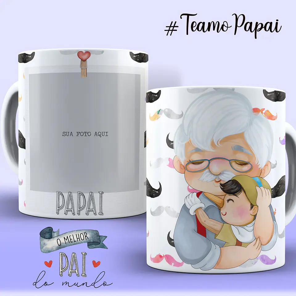 FATHER Mug Collection characters with photo 2