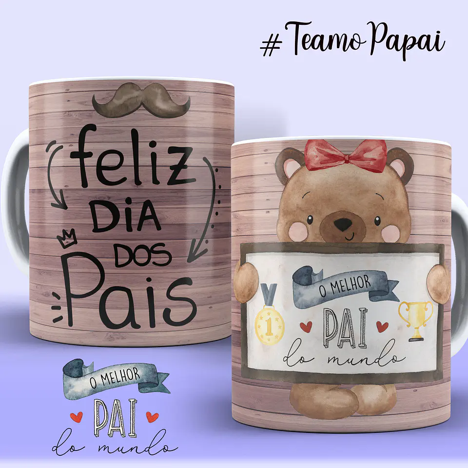 FATHER Mug Collection characters with photo 3