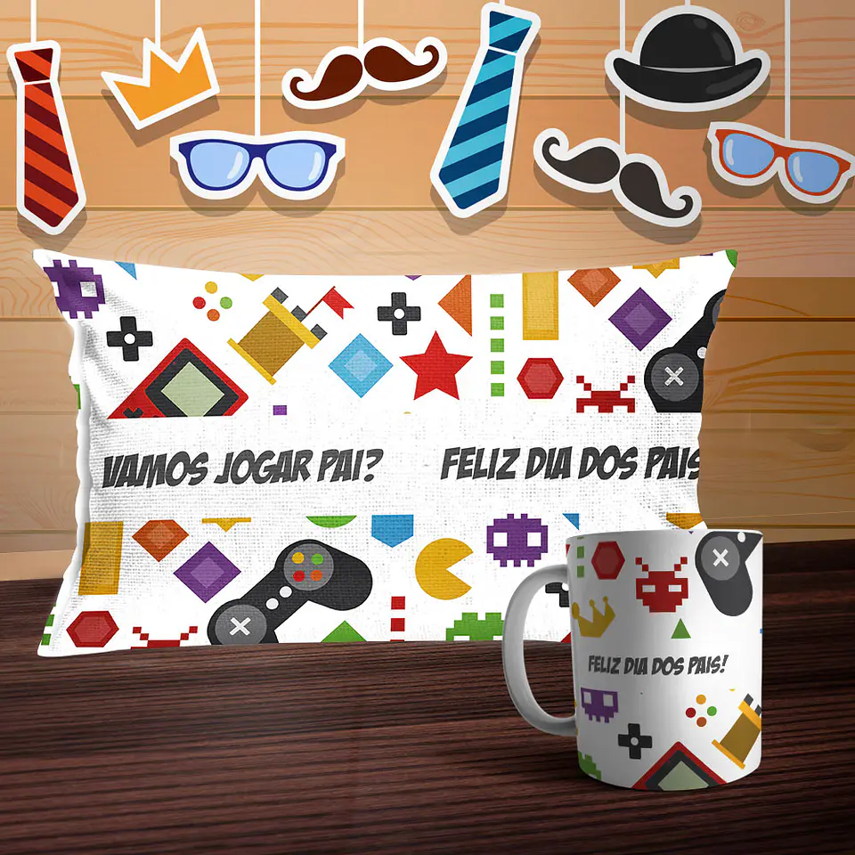 Colección de kit de taza y cojín 10
