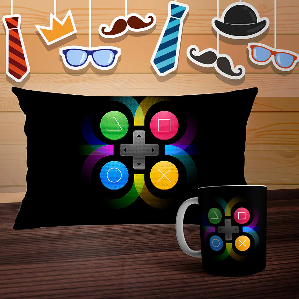 Colección de kit de taza y cojín 13