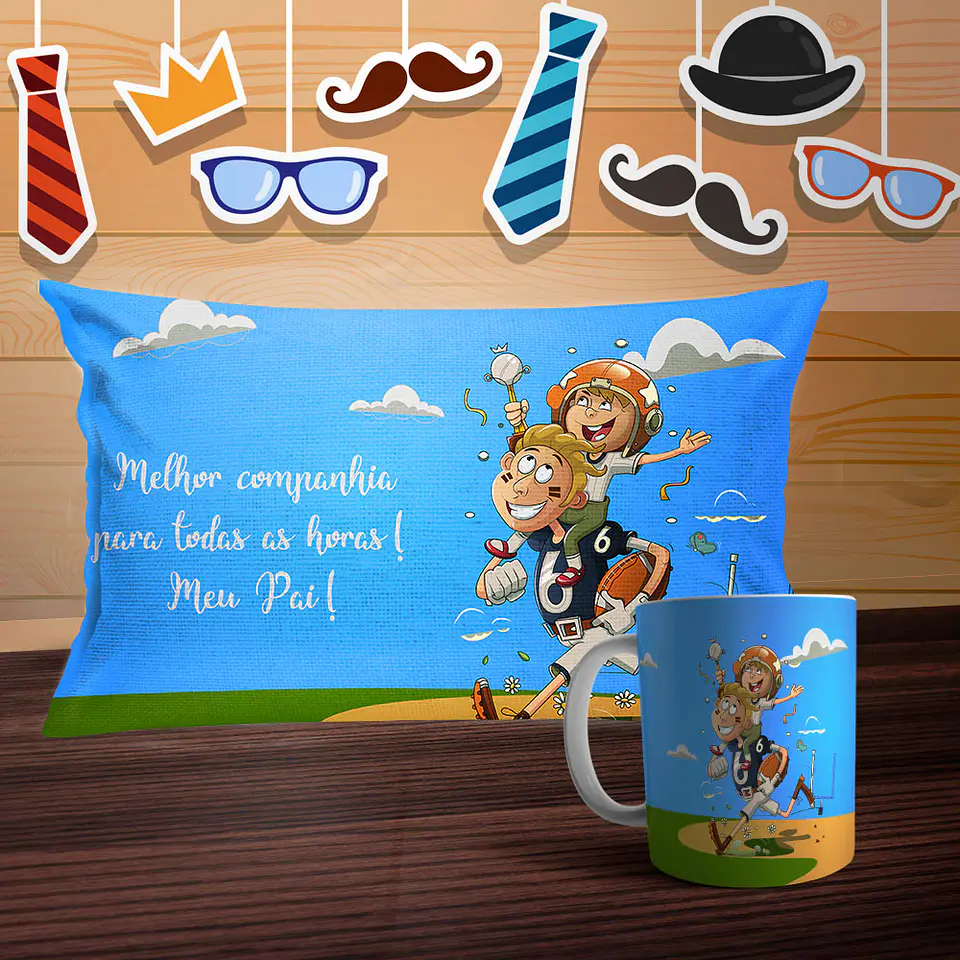 Colección de kit de taza y cojín 21