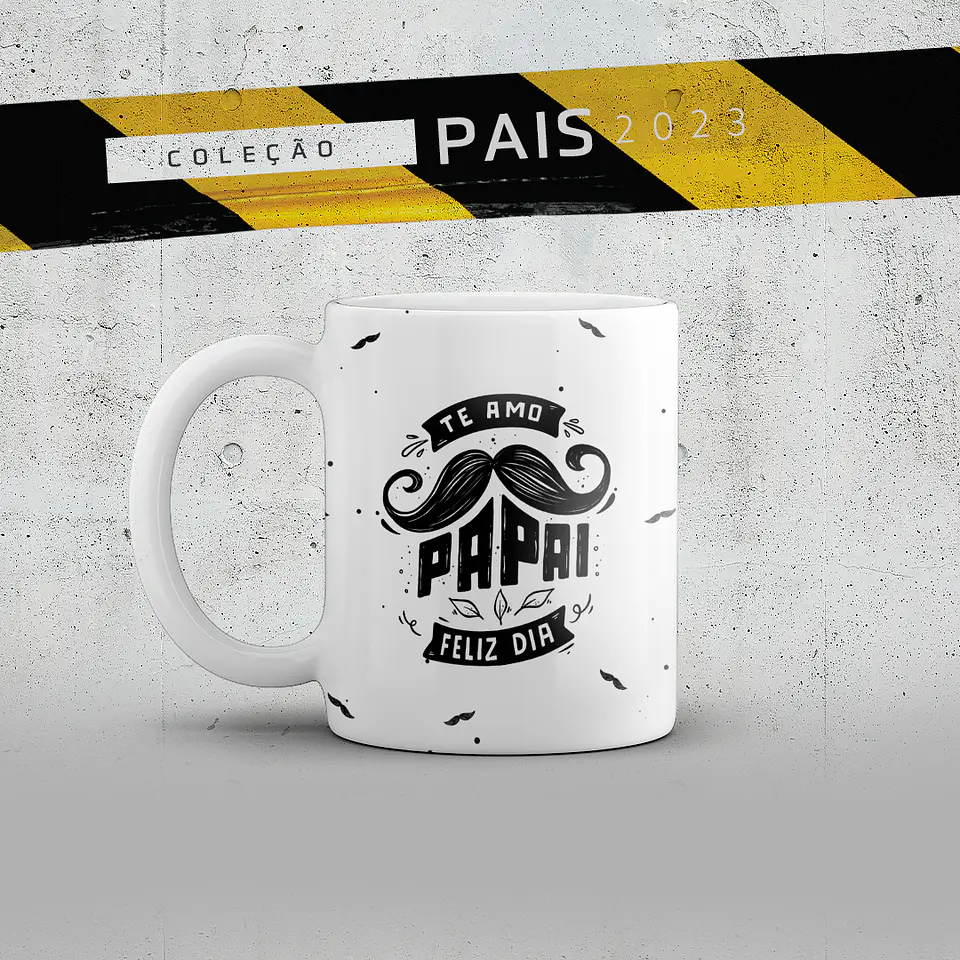 Taza básica negra del Día del Padre 2