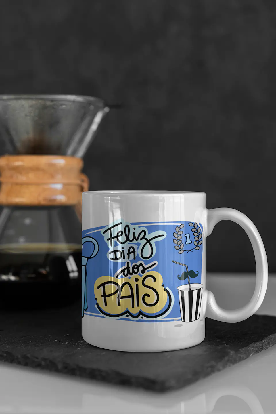 Coleção Caneca Pai Pandoca colorida 5