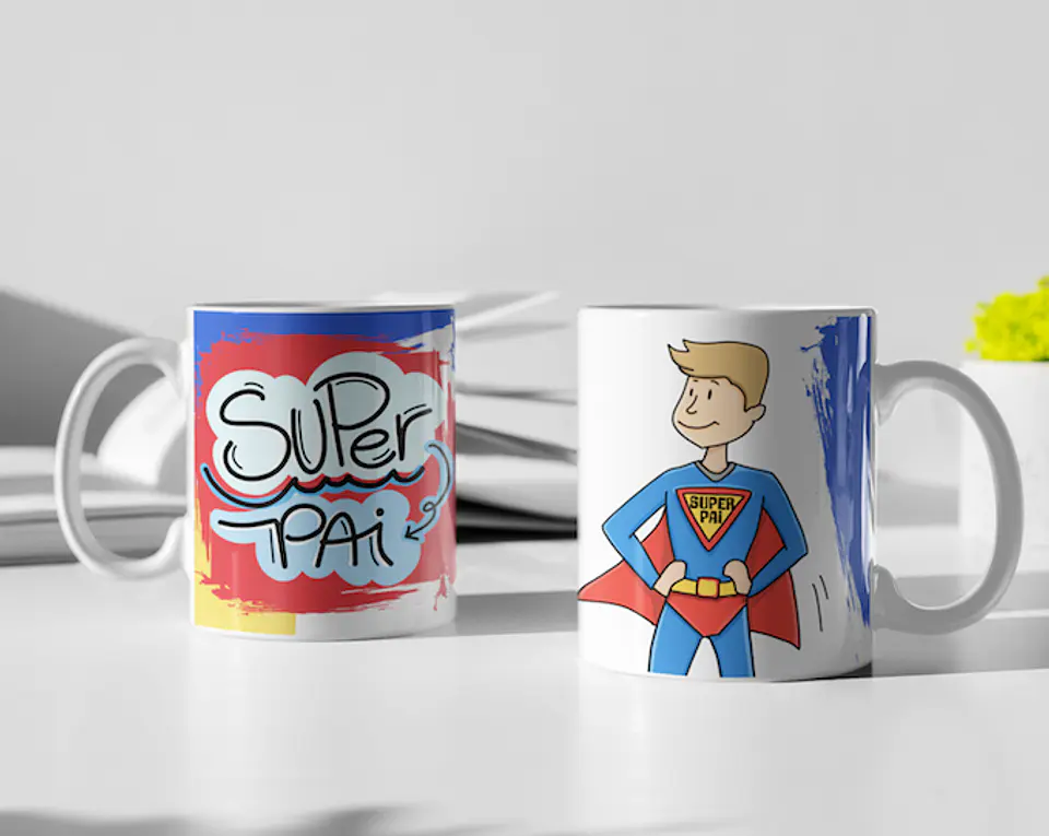 Coleção Caneca Pai Pandoca colorida 12
