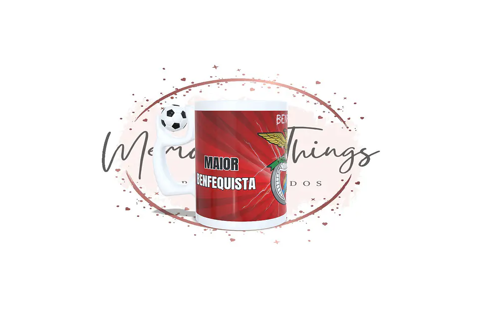 Taza del Benfica con balón 2