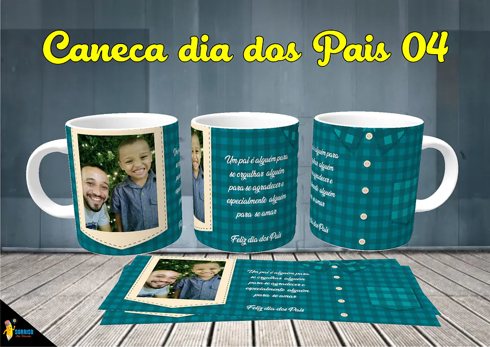 Colección de tazas de Papá Sonriente 5