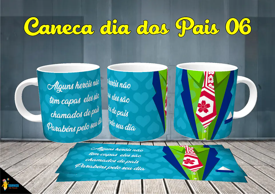 Colección de tazas de Papá Sonriente 7