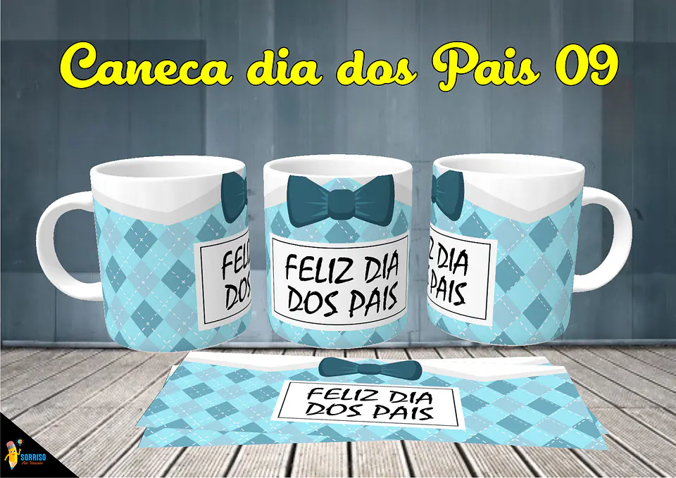 Colección de tazas de Papá Sonriente 10