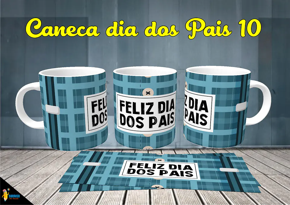Colección de tazas de Papá Sonriente 11