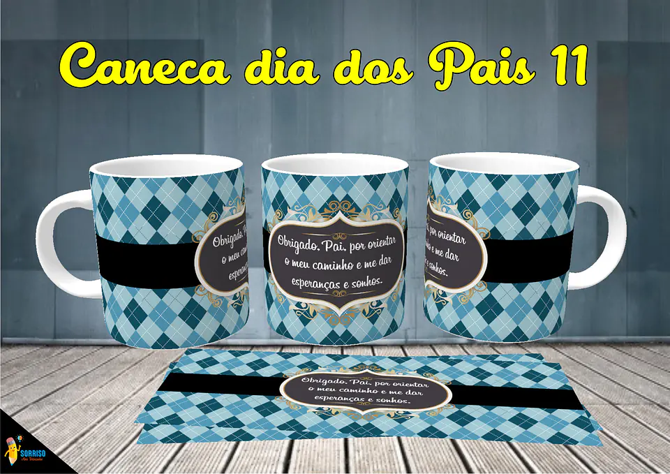 Colección de tazas de Papá Sonriente 12