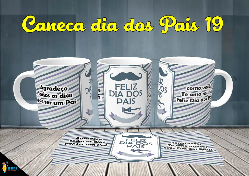 Colección de tazas de Papá Sonriente 20