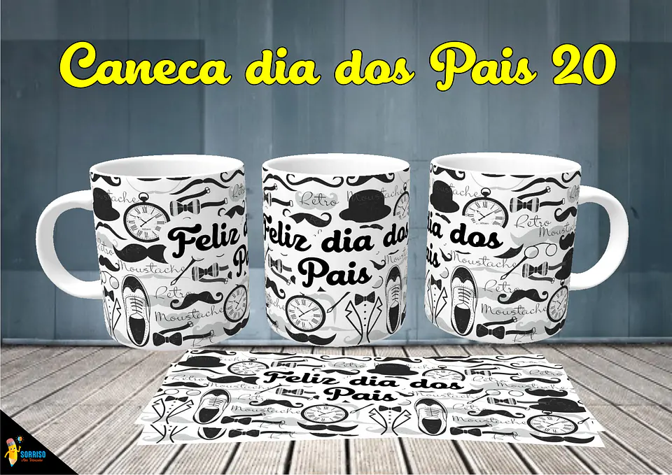 Colección de tazas de Papá Sonriente 21