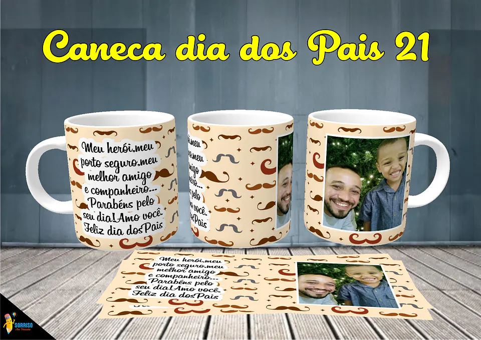 Colección de tazas de Papá Sonriente 22