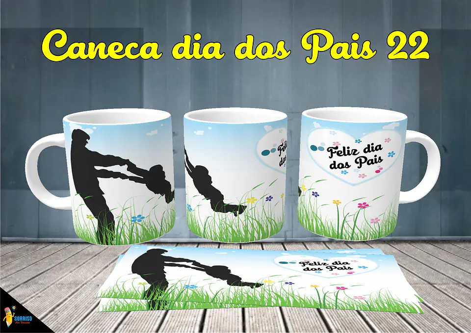 Colección de tazas de Papá Sonriente 23