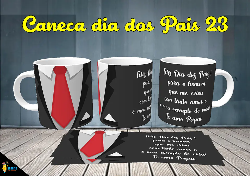 Colección de tazas de Papá Sonriente 24