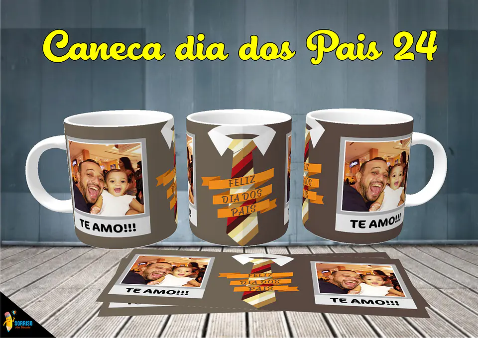 Colección de tazas de Papá Sonriente 25